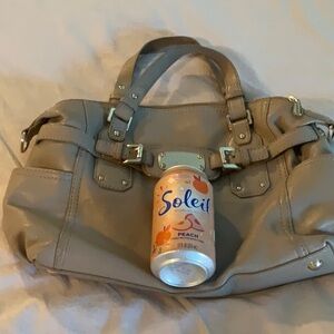 Michael Kors Tan Leather Satchel with Soft Leather and Double Handles